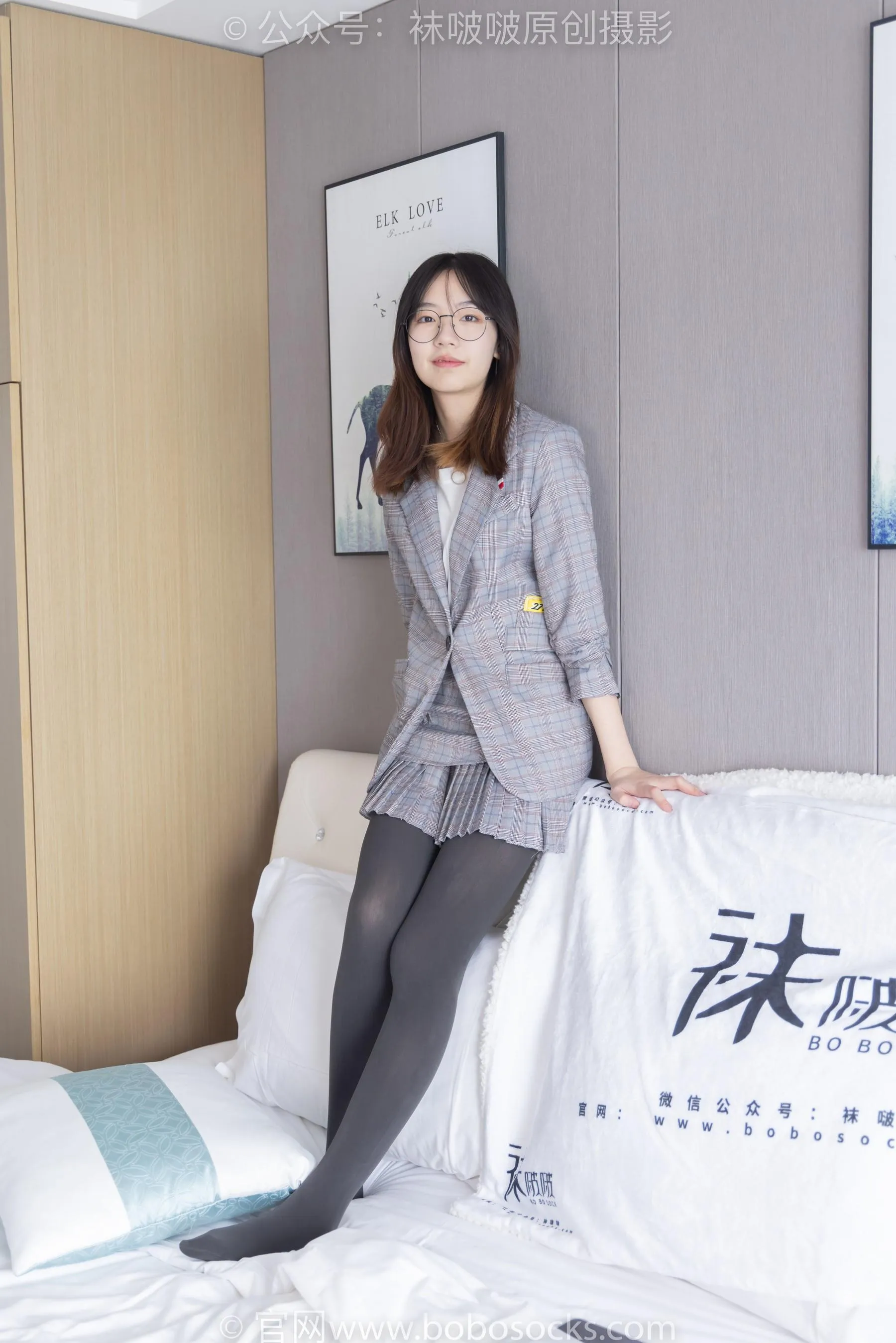 [BoBoSocks袜啵啵]NO.210 小甜豆-皮鞋、厚灰丝、ol装[23] [53P]插图6